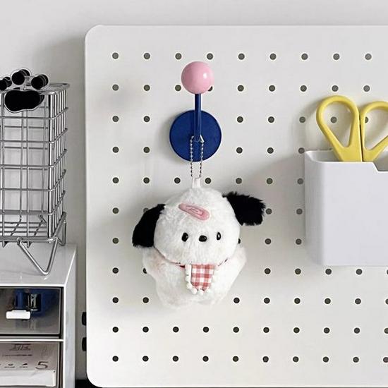 Vibrant Magnetic Adhesive Hook - No-Drill, Strong, Traceless Design for Kitchen, Bathroom, Door, or Refrigerator.