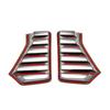 Silvery Front Bumper Side Headlight Grille Air Vent Trim Cover for Toyota Tacoma