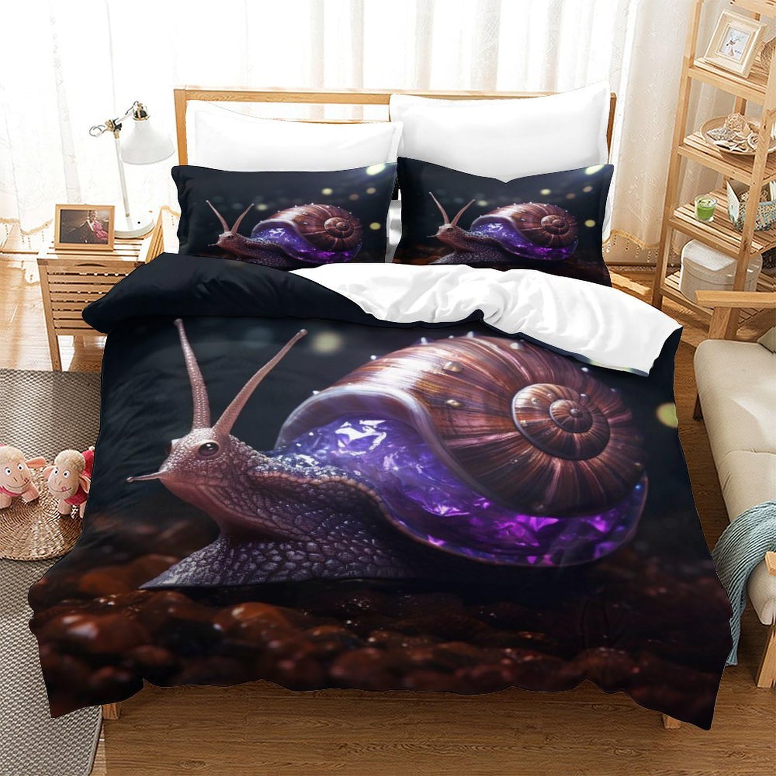 

Comforter Snail S For Kids Queen Size Lightweight Down S Bedroom Decor 2 S 1 No Comforter Comforter (quilt)-EU Single(135*200cm)3pcs