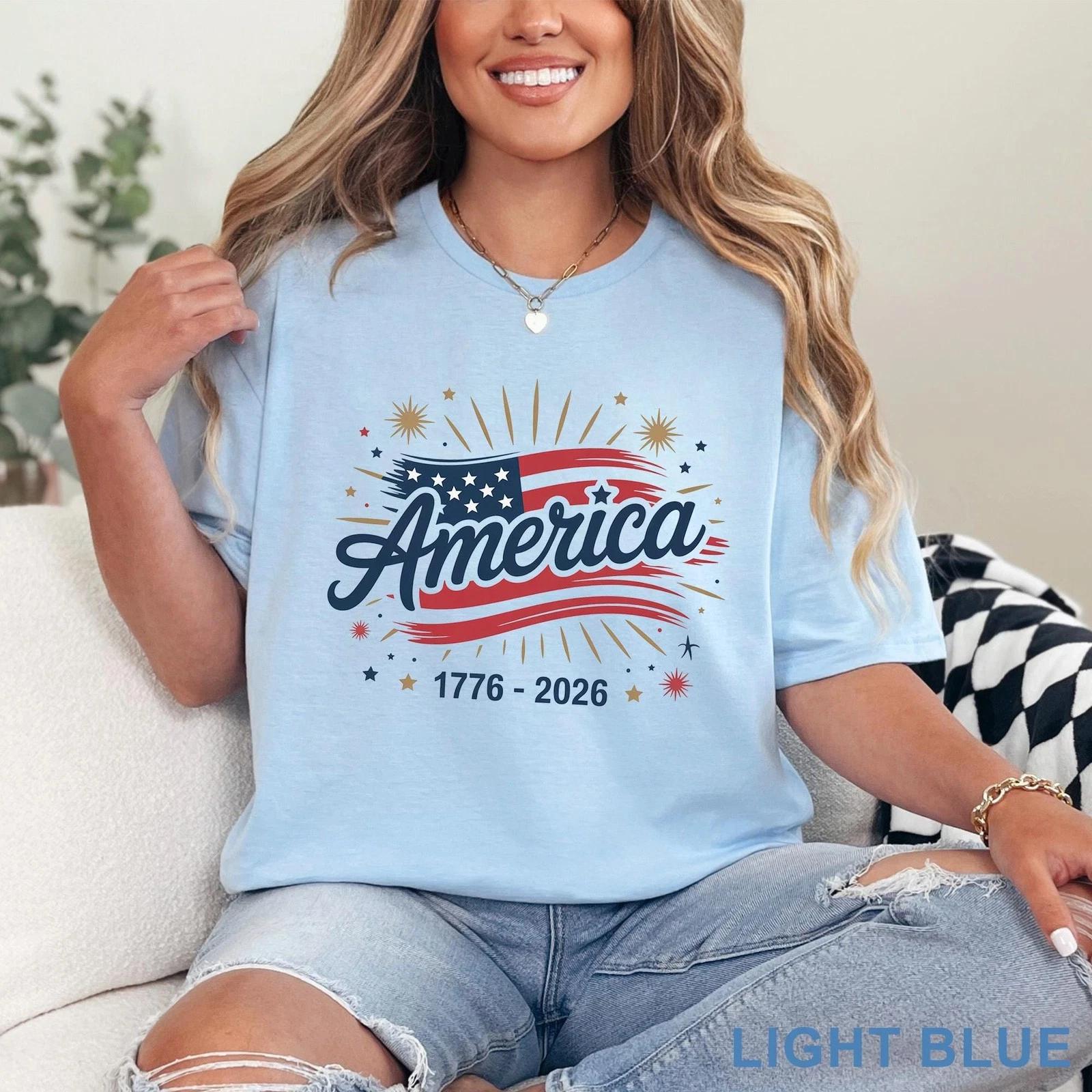 American Flag Shirt Gildan Softstyle L Multicolor Patriotic Tee USA 3XL