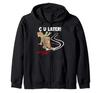 C U Later Huacaya Llama Paco Alpaca Breeder Alpaca Zip-Up Hoodie