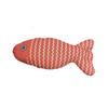 Striped Linen Wave Fish Cat Toy Boredom Buster For Kittens And Adults Indoor Playtime Gift For Cat Lovers Cozy Living Room