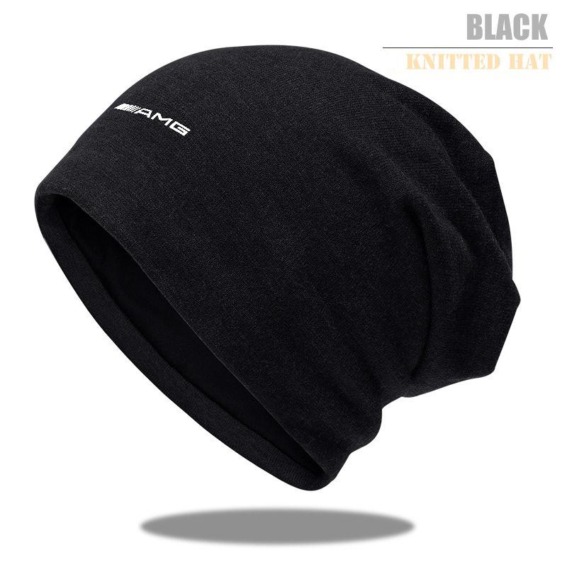 

Men s Women s Hip Hop Cap Unisex Beanie Knitted Hat Fleece-lined Windproof Hats For Mercedes Benz CLA CLS Coupe W117 C117 C118 чёрный