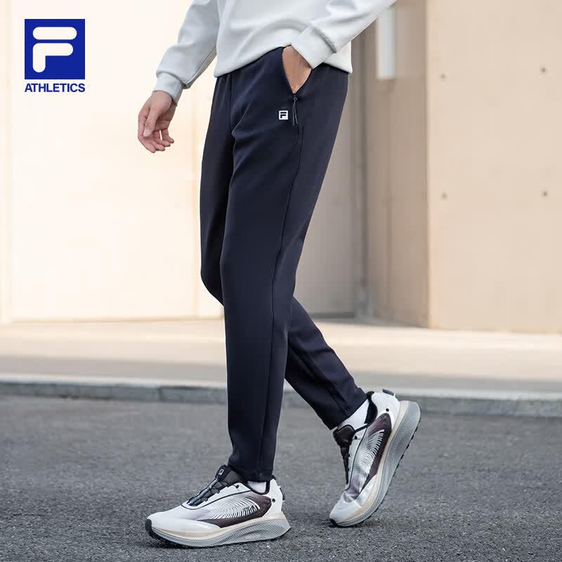 Мужские спортивные тренировочные брюки FILA из трикотажа прямого кроя M