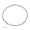 1pc Unisex Hip-Hop Gothic Punk Style Barbed Wire Necklace, Fashionable Little Thorns Necklace, for Men and Women