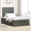 VidaXL Ottoman Bed Frame with Mattress Dark Grey 120x190 Cm Fabric, Bed Frame, Upholstered Bed Frame, Bed Frame 3313058