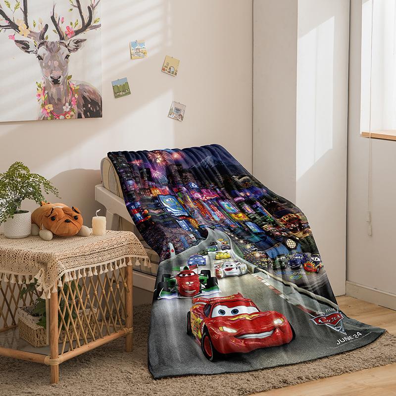 Cars Double Sided Flannel 3D Digital Printed Blanket Blanket