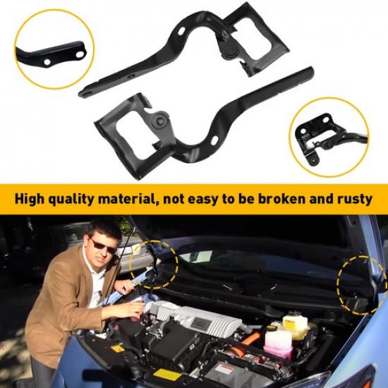 New Set Left 2 Of Hood And Right Hinge For Toyota Prius Prius Plug-In 2010-2015
