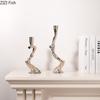 Creative Silver Branched Candle Holder Ornaments Romantic Candlestick Desk Decoration Wax Melt Burner Home Aroma Container
