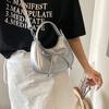 Crossbody Bow Tie Shoulder Bag Korean Style Y2K Hobo Bag Casual Bow Pu Handbag  Streetwear