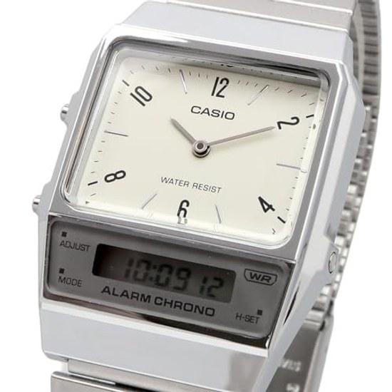 CASIO Standard Analog-Digital Quartz Watch AQ-800E-7A2 Unisex Off-White Overseas Model