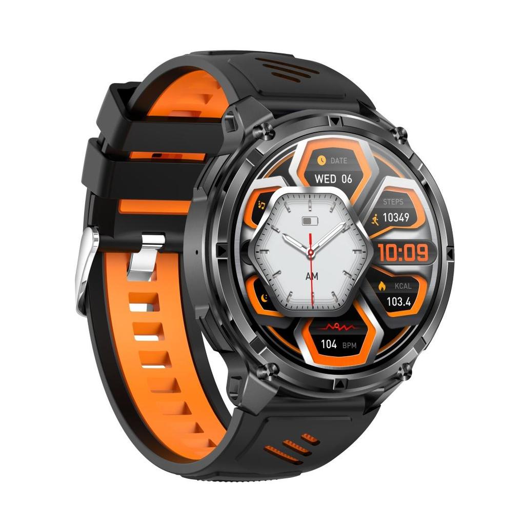 Rainbuvvy HT33 Bluetooth Smartwatch 1.7inch IPS Display IP68 Waterproof Super Long Standby 1100mAh BLE5.2 Android Sports Watch Multi-language