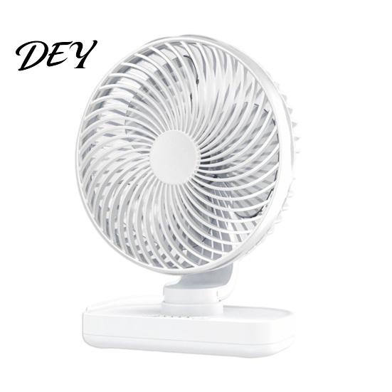 Portable Cooling Fan Desk Fan, Small Air Circulating 3 Speed Quiet Personal Electric for Office Adjustable Tilt Head Table Dorm Kitchen