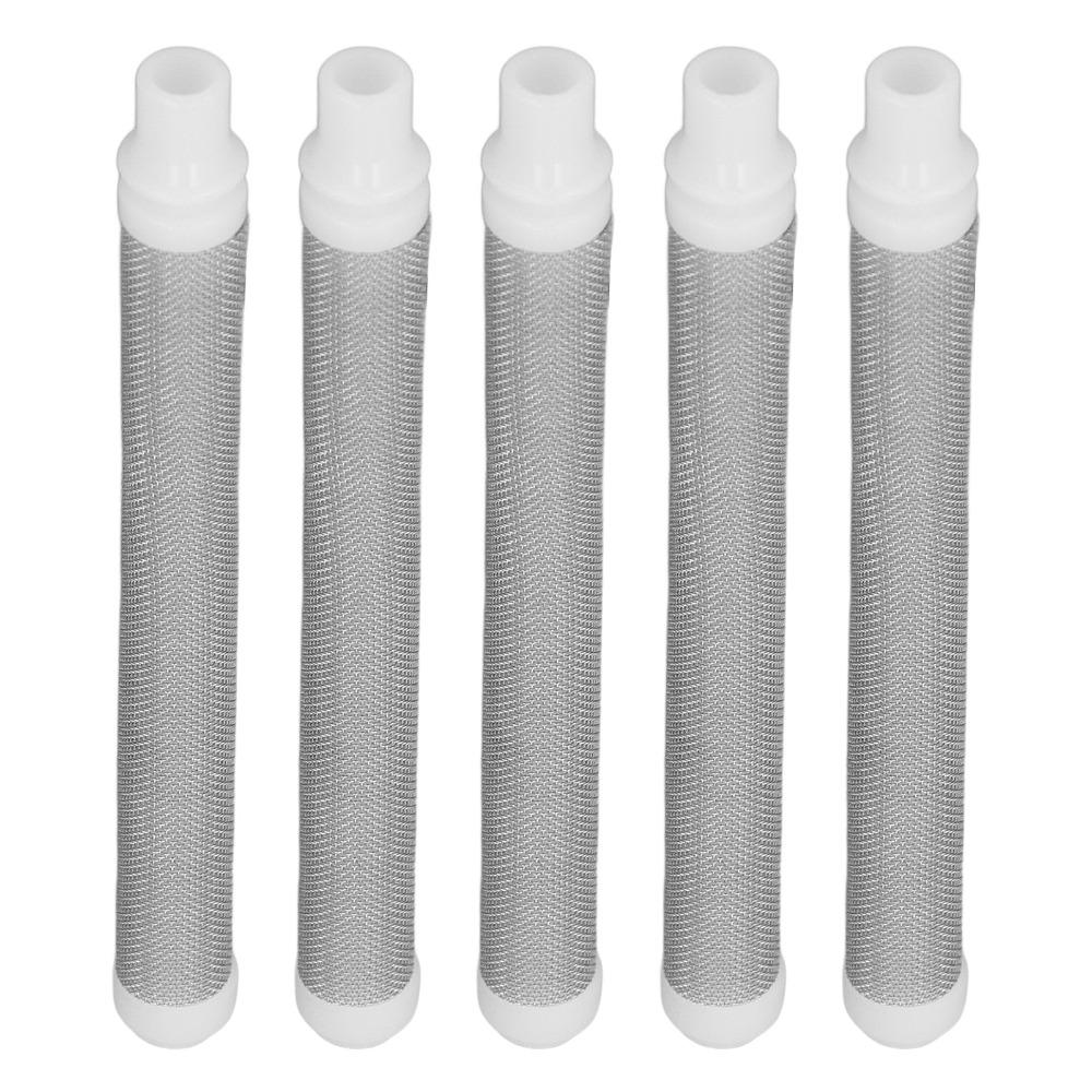 10 pcs 60 Mesh Airless Spray Gun Filter Threaded High Pressure Paint Sprayers Gun Screen Replacement Push on Type