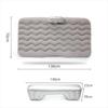 Portable Air Inflatable Car Travel Bed Mat Flocked Sedan Rear Seat Inflatable Travel Mattress Outdoor Camping Mat Car