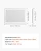 LED Bathroom Mirror 3 Color Anti-fog Wall Mounted Vanity Mirror 70 X 100cm