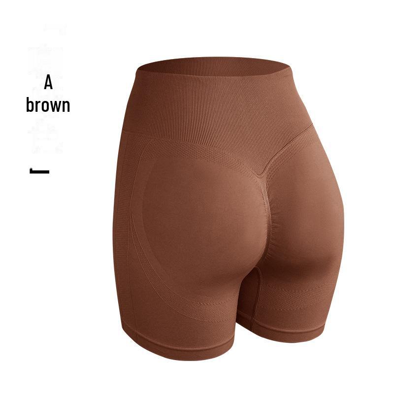 Shorts de Yoga Sans Coutures Taille Haute Ventre Plat