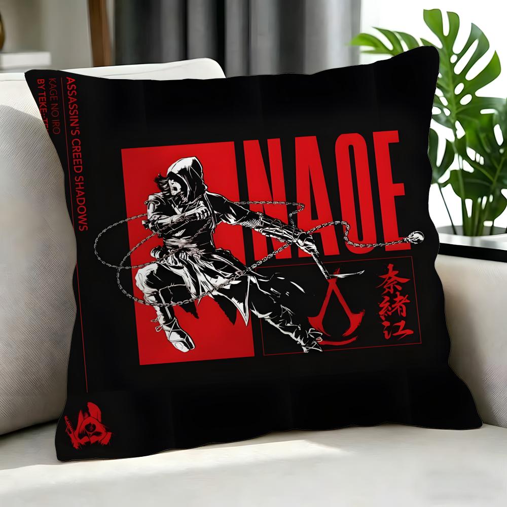 game Assassins Creed Shadows Cushion Cover Cushion Cover Set Pcs x x x Pillowcase Decorative Sofa Home Decor