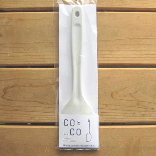 Shimotori Seisakusho Silicone Mono Cleaner Kitchen Spatula, Made in Japan, B-011