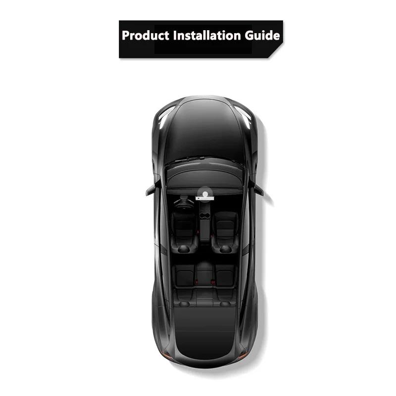 Center Console Screen Under Storage Box For Tesla Model YL/3/Y Juniper 2019-2026 Central Control Hidden Storage Organizer Tray