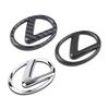 ABS Auto Lenkrad Mittel Emblem Aufkleber Zubehör Für Lexus NX IS 250 RX GS UX RX300 RX350 CT200H GX460 ES LX Fsport GX