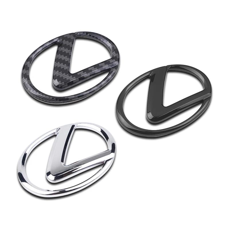 ABS Auto Lenkrad Mittel Emblem Aufkleber Zubehör Für Lexus NX IS 250 RX GS UX RX300 RX350 CT200H GX460 ES LX Fsport GX