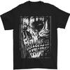 Grim Reaper Skull Gothic Biker Demon Mens T-Shirt