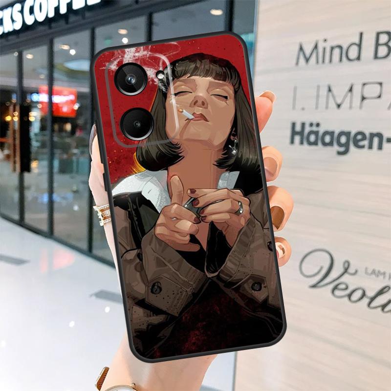 Mia Pulp Fiction Case For Realme 15 Pro 12 11 13 14 Pro Plus GT6 GT7 C55 C51 C53 C25 C63 C61 C65 C67 C71 C75