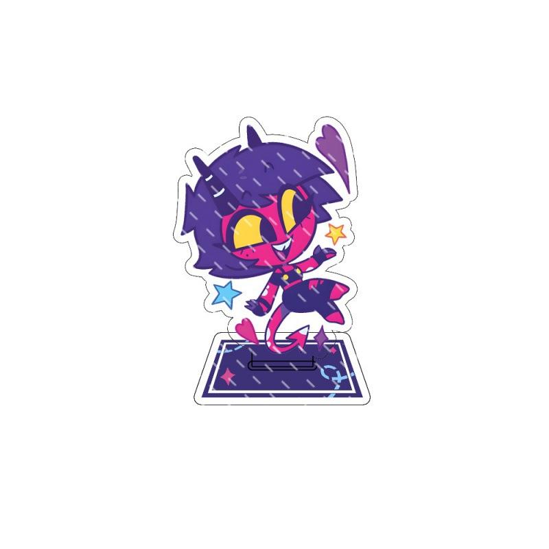 

Anime Hazbin Hotel Alastor Morningstar Cosplay Stand Acrylic Cartoon Figure Standing Birthday Gift Bag Decor Collection To 8cm