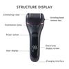 Electric Rechargeable Foot Grinder Digital Display Callus Remover Feet Pedicure Tools Set Remove