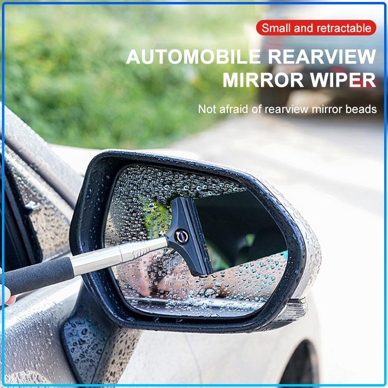 1PC Car Rearview Mirror Wiper Retractable Handheld Cleaning Brush For Volvo XC60 XC90 S60 S80 S40 V40 V60 V70 V50 XC70