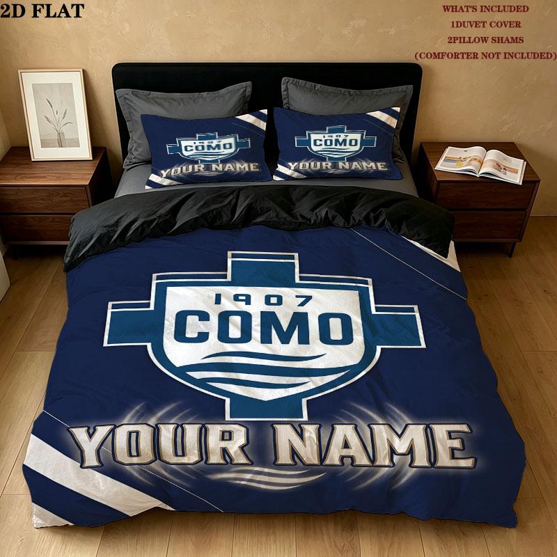 Custom Como Bedding Quilt Set Quilt Cover Pillowcase Home Decoration Birthday Gift (1 * duvet cover + 2 * pillowcase, without core)
