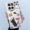 Case For Honor X7d Cute Panda Sweet Girls Cats Liquid Silicone Soft Back Cover For Honor 400 Smart 5G Bumper Protective Casing