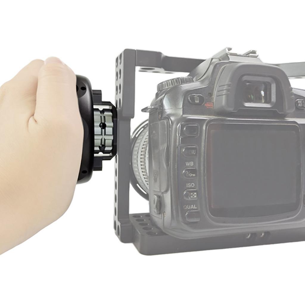 Spheroidal Camera Cage Handle Left  Right Side Hand Grip Aluminum Alloy Handle Grip with ARRI Locating Video Cage
