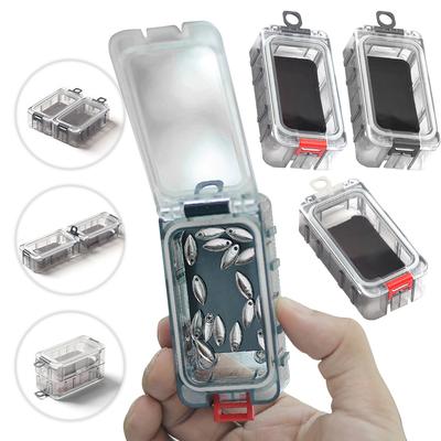 Expandable Fishing Tackle Box Fishing Hook Storage Container with Magnetic Function Fishing Hardware Toolbox for Outdoor Fishing