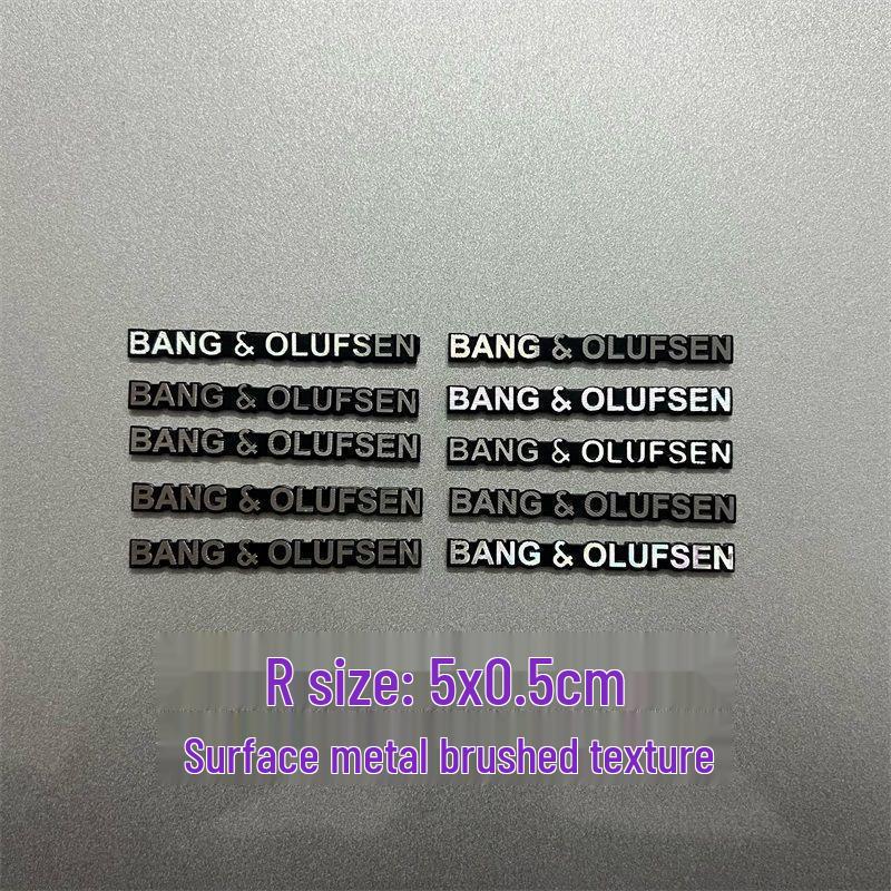 Dekorative Metallaufkleber für Auto-Audio-Lautsprecher von Bose, Harman Kardon, JBL.