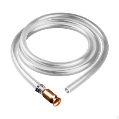 Liquid Transfer Hose Water 1/2" Valve Self-priming Hand Pump for Gas Aquarium