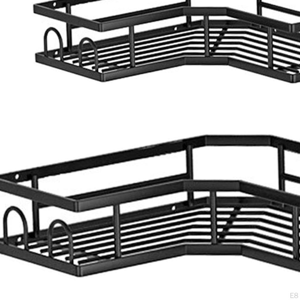 Corner Shower Rack Stable Bathroom Organizer for Home 5pc