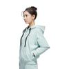 adidas Style Velour Jacket Full Zip Sport Casual Hoodie Women Jacket Light-Green GM1466