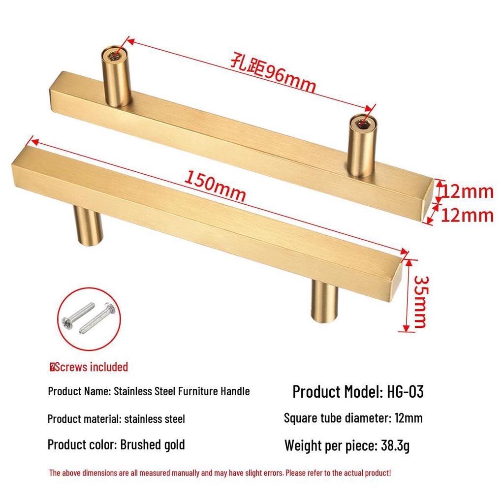 Modern Simple Stainless Steel Kitchen Cabinet & Wardrobe Handle for Doors and Drawers