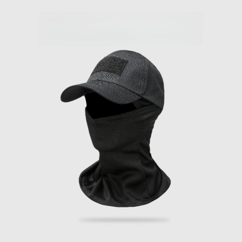 Camouflage baseball cap mask set tactical outdoor hiking, mountain climbing, fishing, sun protection, duckbill cap