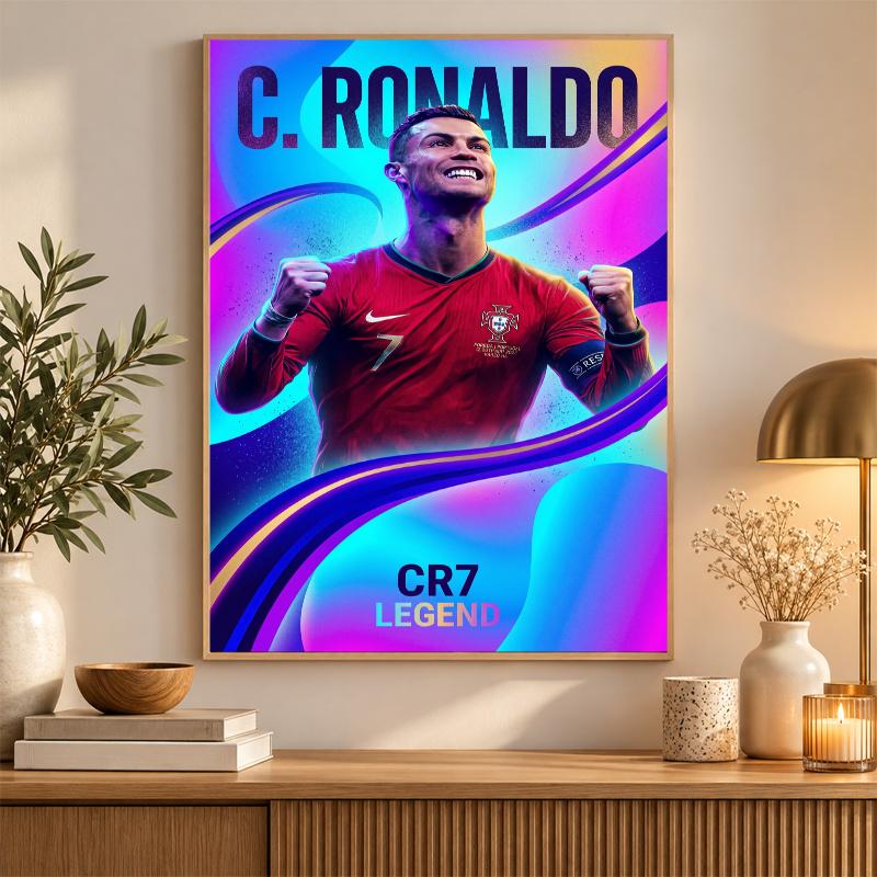 Cristiano Ronaldo Diamond Painting Kit 5D Full Drill DIY Diamond Mosaic Wall Art Home Decor