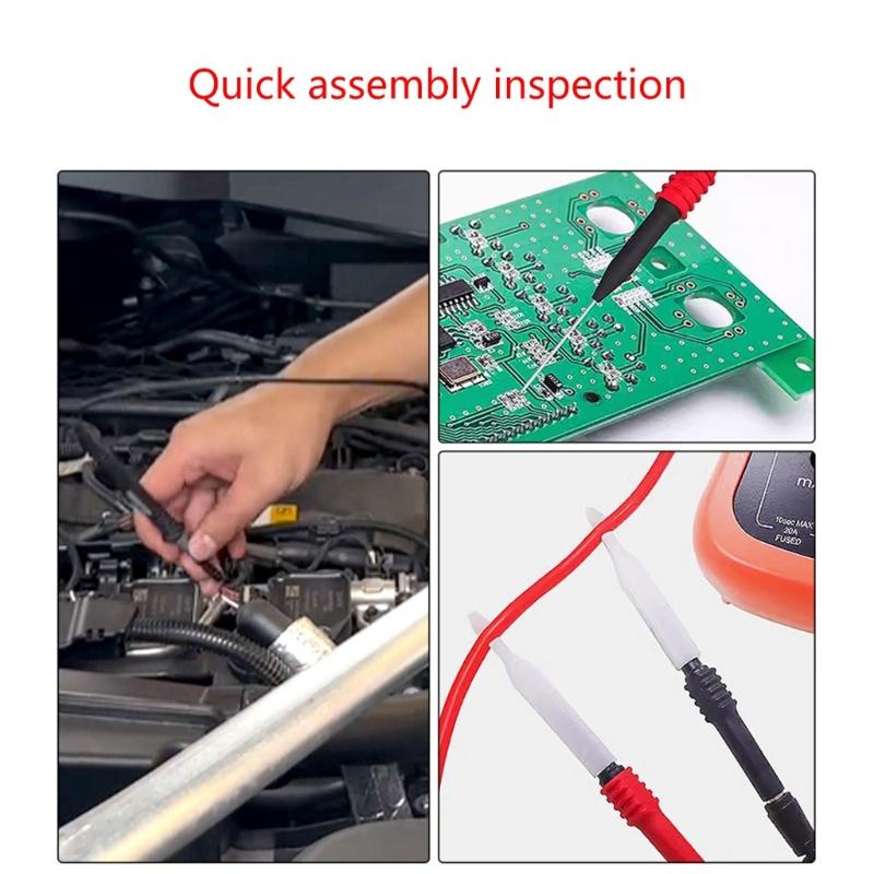 Automotive Diagnostic Test Accessories 4mm Needle Back Test Pins Repair Tool Set Test Probe Set for Handheld Multimeter