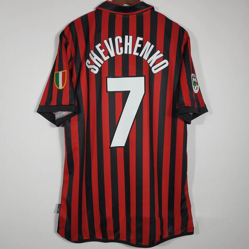 Replica vintage maglia classica Kaka c Ronaldinho capelli a pezzo unico