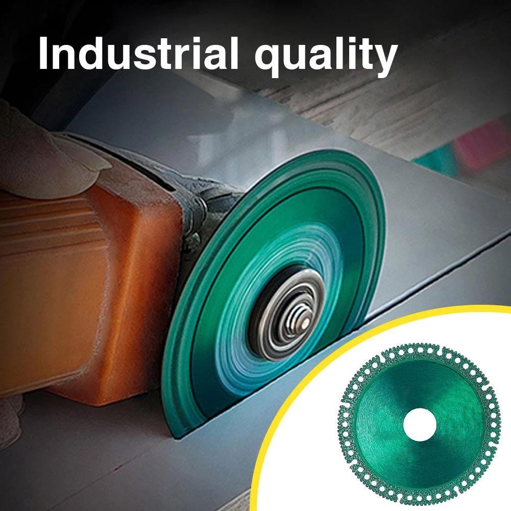 Aluminum Aluminum Alloy Diamond Saw Blade Cutting Disc Blade 10cm/3.93 In Composite Green Multi-function Steel