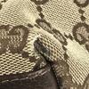 GUCCI 141471 GG Handbag Tote Bag Shoulder Bag GGCanvas/Leather Beige/Dark brown