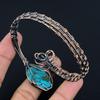 Tibetan Turquoise Bangle, Handmade Gemstone Bangle, 999 Copper Wire Wrapped Antique Jewelry, Gift For Love