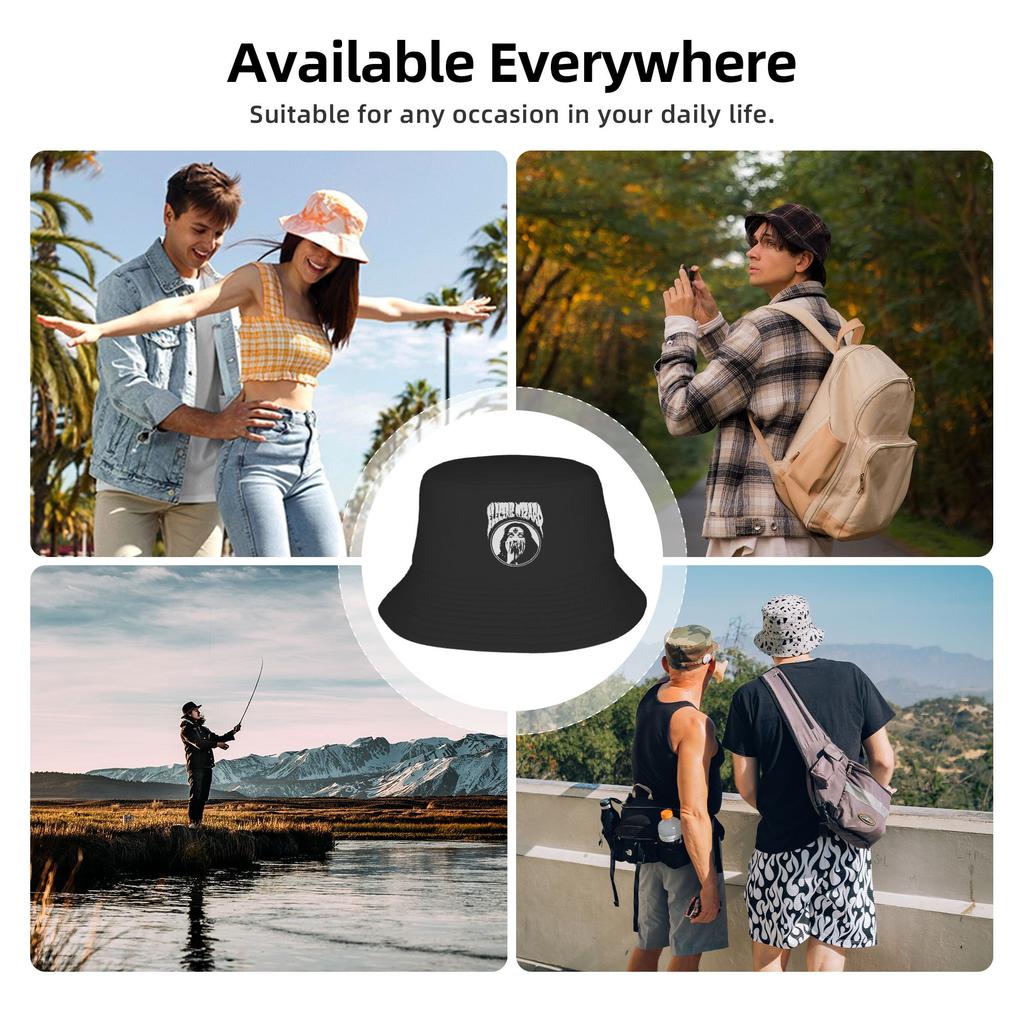 Electric Wizard Bucket Hat  Street Style Fisherman Caps Breathable Fishing Sun Hats For Couple Casual Graphic Cap