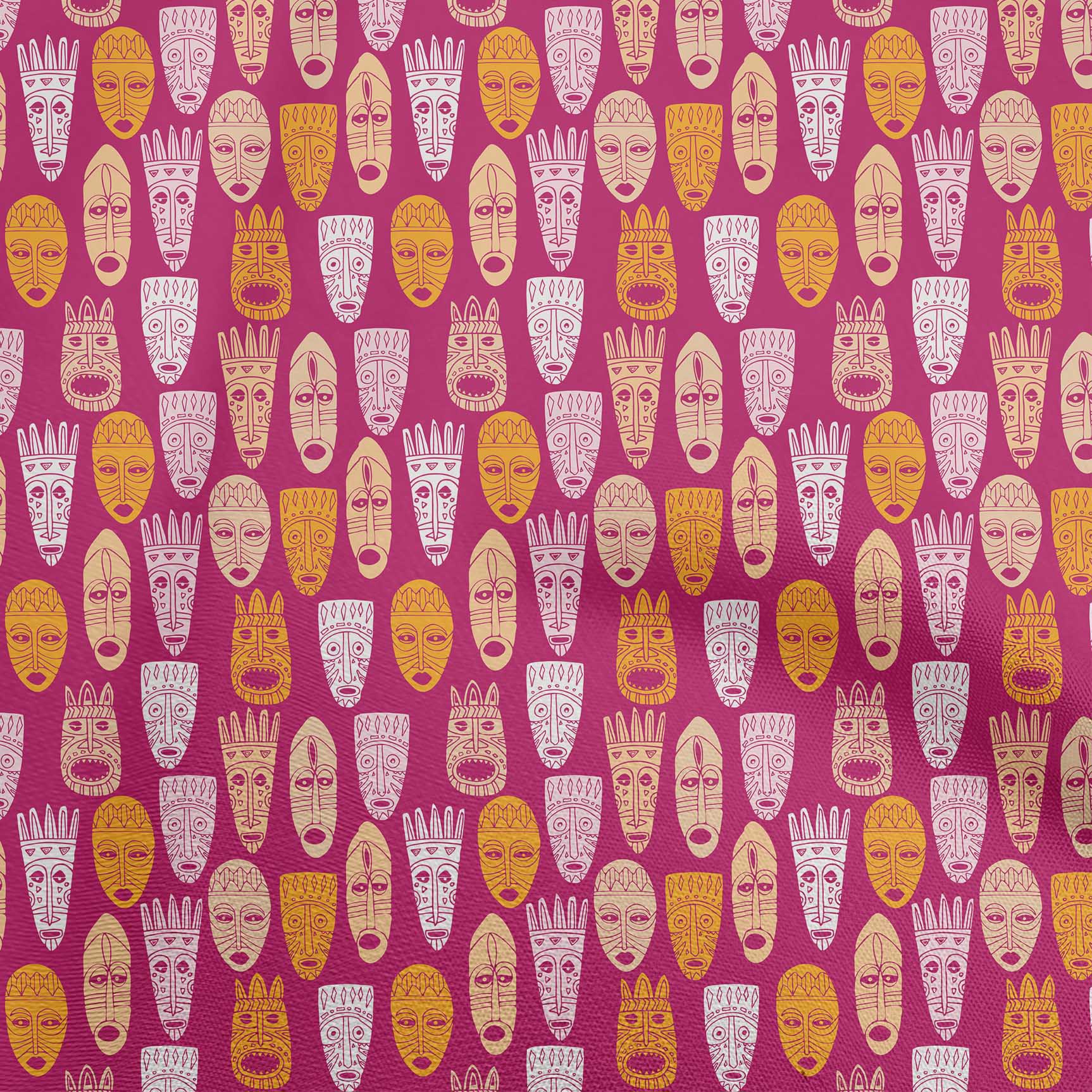 

OneOone Cotton Flex Темно-фіолетова тканина Хеллоуїн Швейна тканина з принтом у дворі 40 дюймів 42 Inch Wide - Viscose Chiffon рожевий