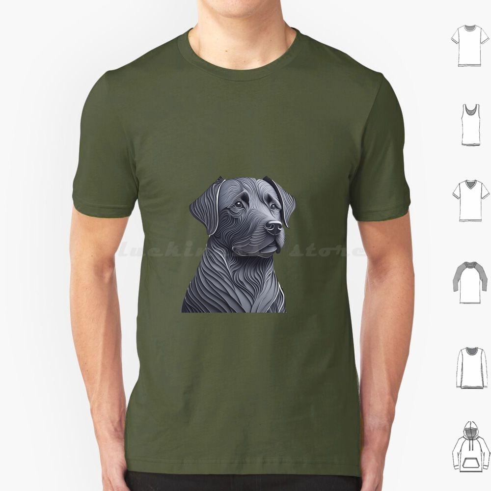 Black Labrador Layered Art T Shirt 6xl Cotton Cool Tee Black Labrador Dog Black Labrador Art Labrador Dog Design Black Labrador